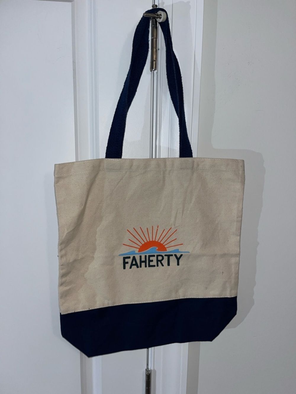 FAHERTY canvas Shopping tote beach carry bag